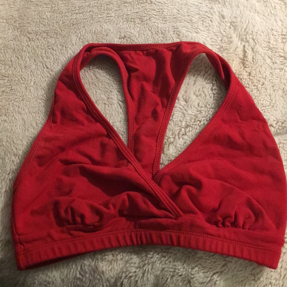 Red celestial bodiez t back bra
